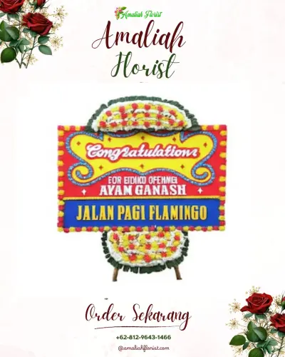 Bunga Papan Congratulation di Kerta Mandala